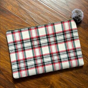 Flannel Accessory Clutch Bag - NWoT